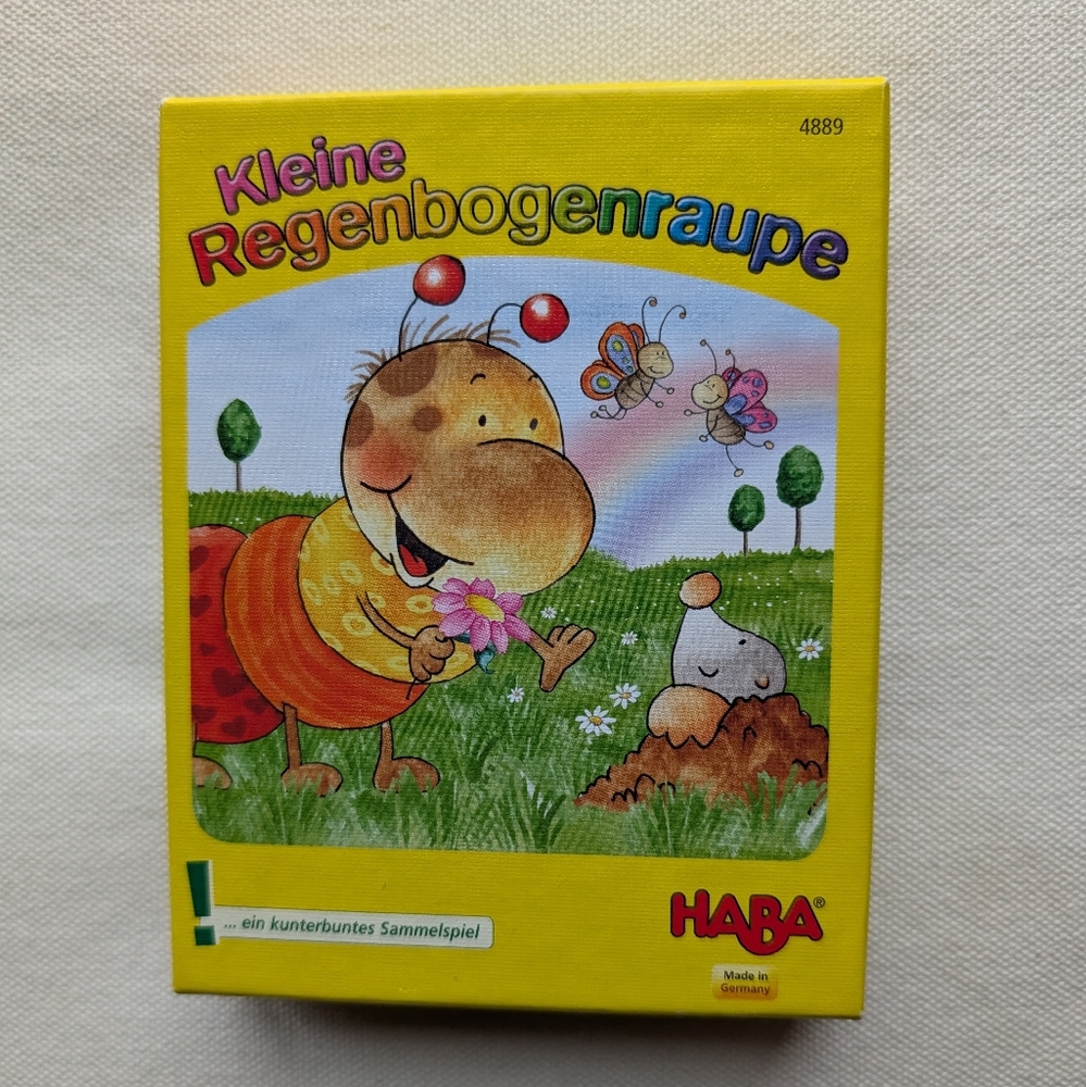 Haba Little Rainbow Caterpillar Toddler Game